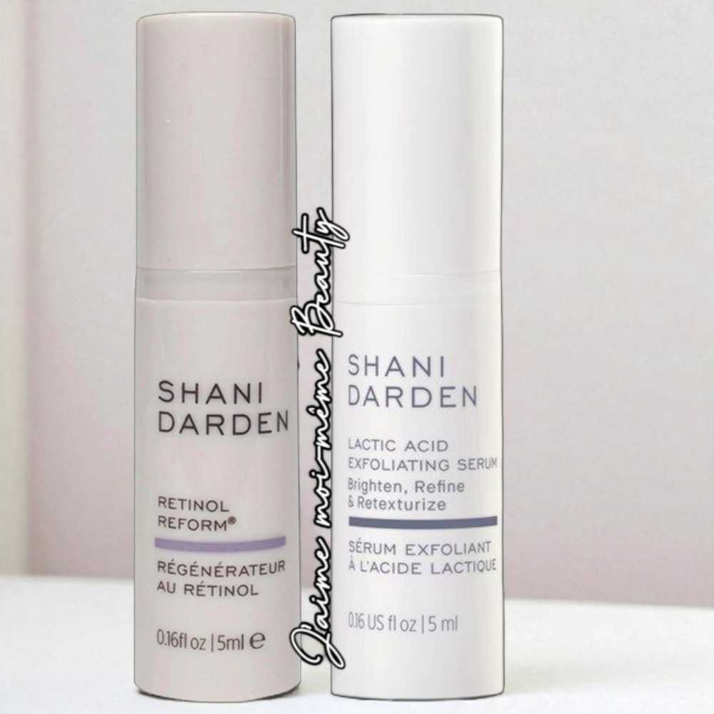 Shani Darden Powerhouse Duo  - Lactic Acid Exfoliating And Retinol Reform Serums